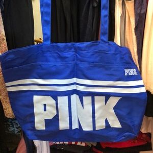 Victoria’s Secret PINK royal blue tote
